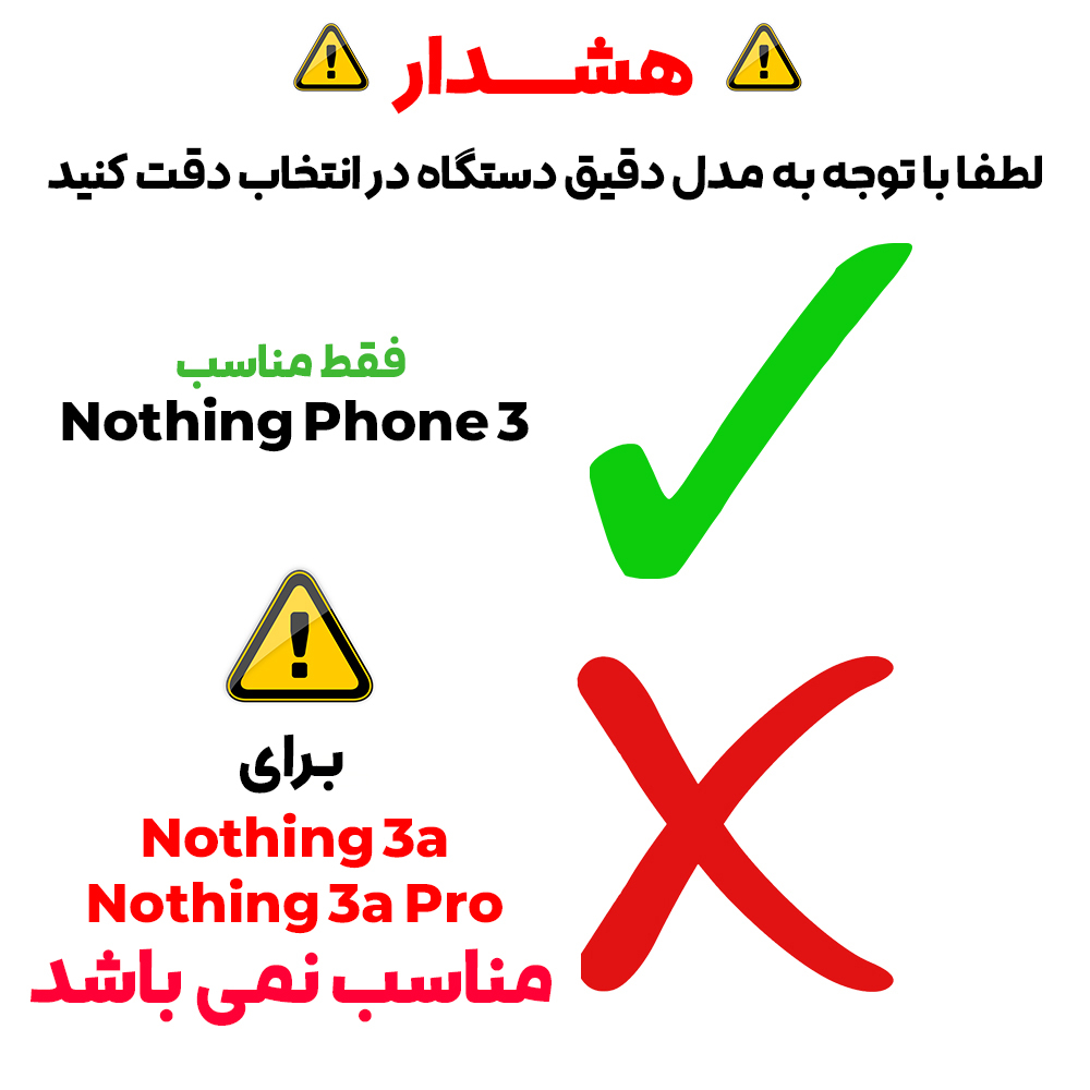 محافظ صفحه نمایش بادیگارد مدل FNP مناسب برای گوشی موبایل ناتینگ فون Nothing Phone 3