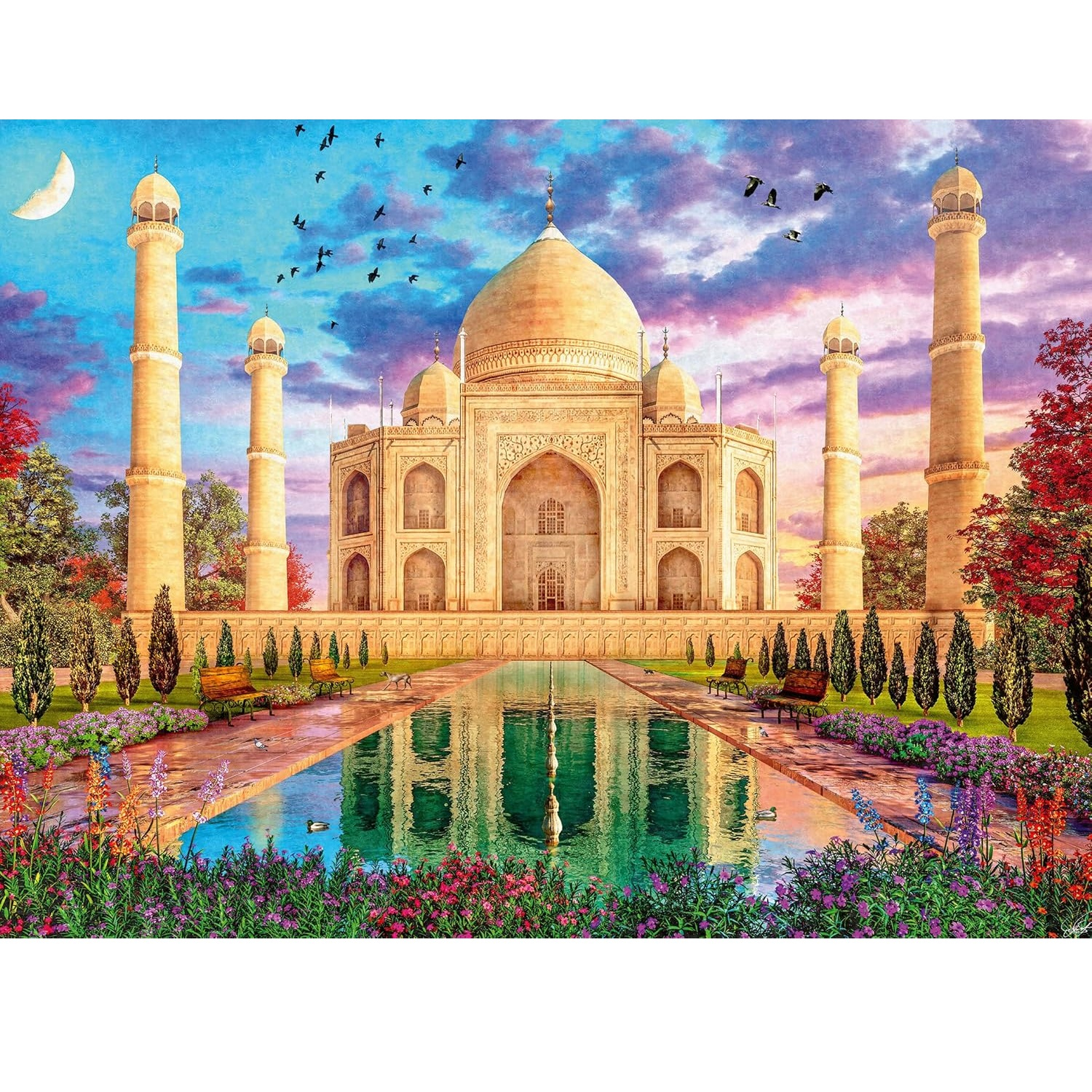 پازل 1500 تکه راونزبرگر مدل Taj Mahal کد 12000741