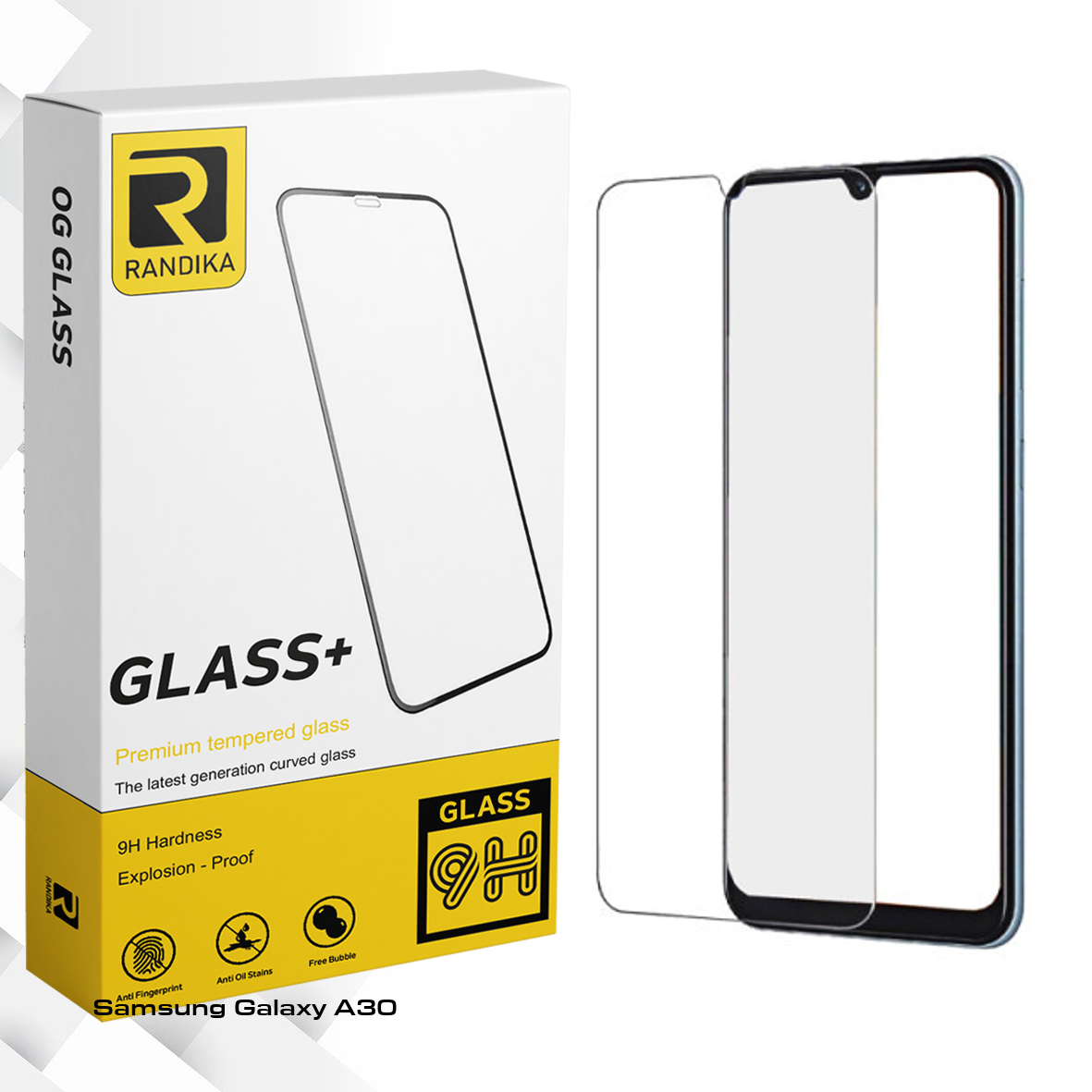 محافظ صفحه نمایش راندیکا مدل Gld مناسب برای گوشی موبایل سامسونگ Galaxy A30