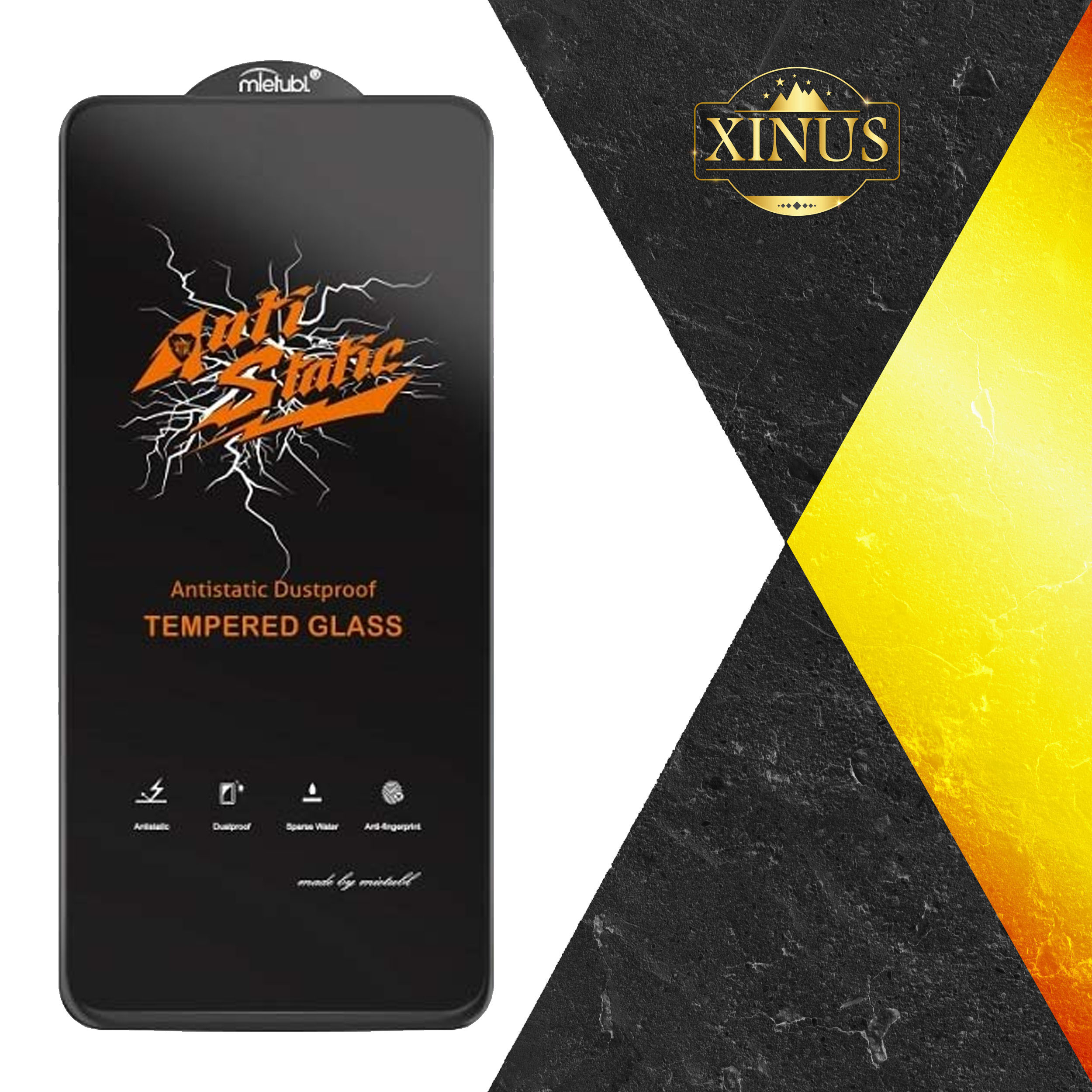 محافظ صفحه نمایش انتی استاتیک ژینوس مدل ANTIDUSTX مناسب برای گوشی موبایل شیائومی Redmi Note 12 Pro 5G