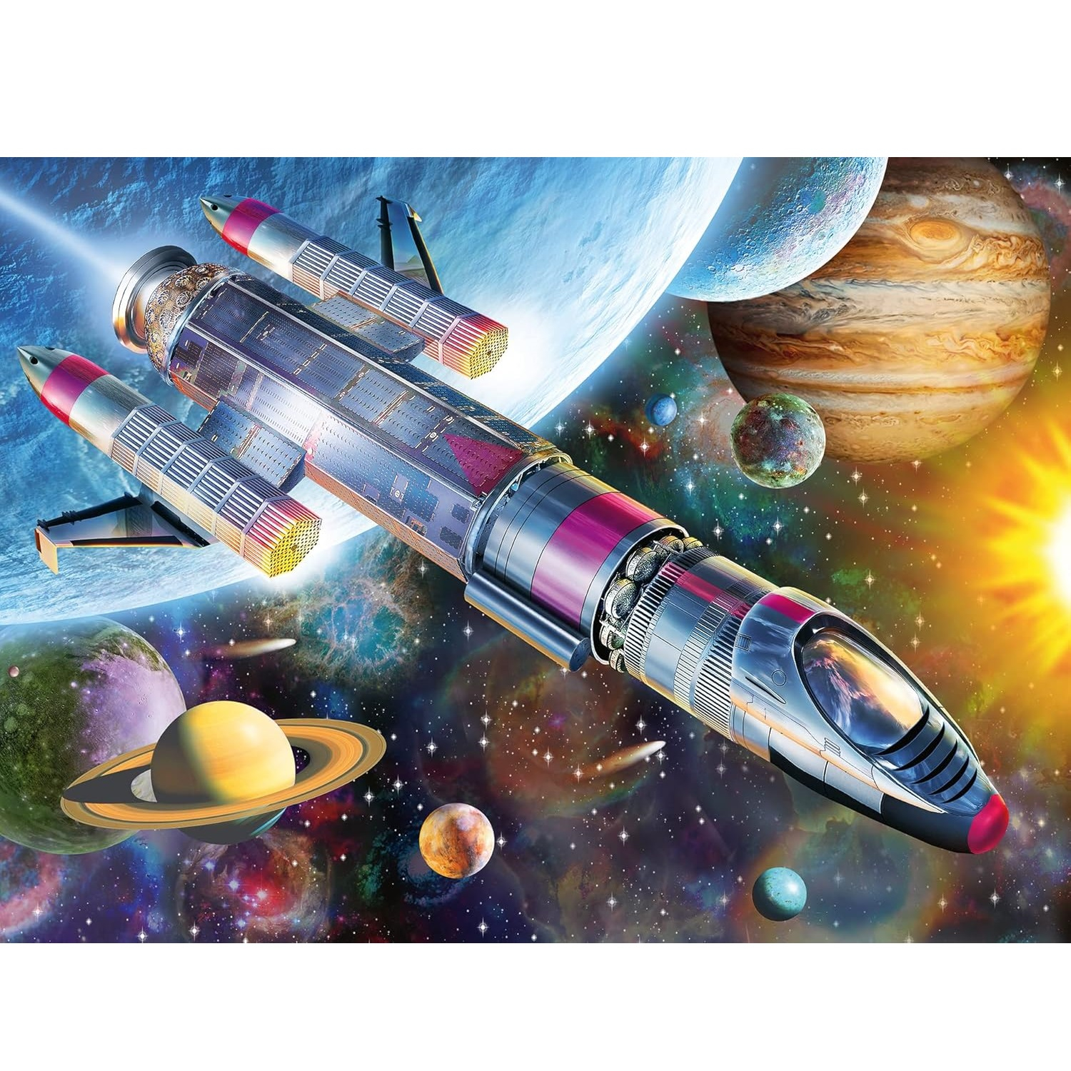 پازل 100 تکه راونزبرگر مدل Space Mission کد 12939