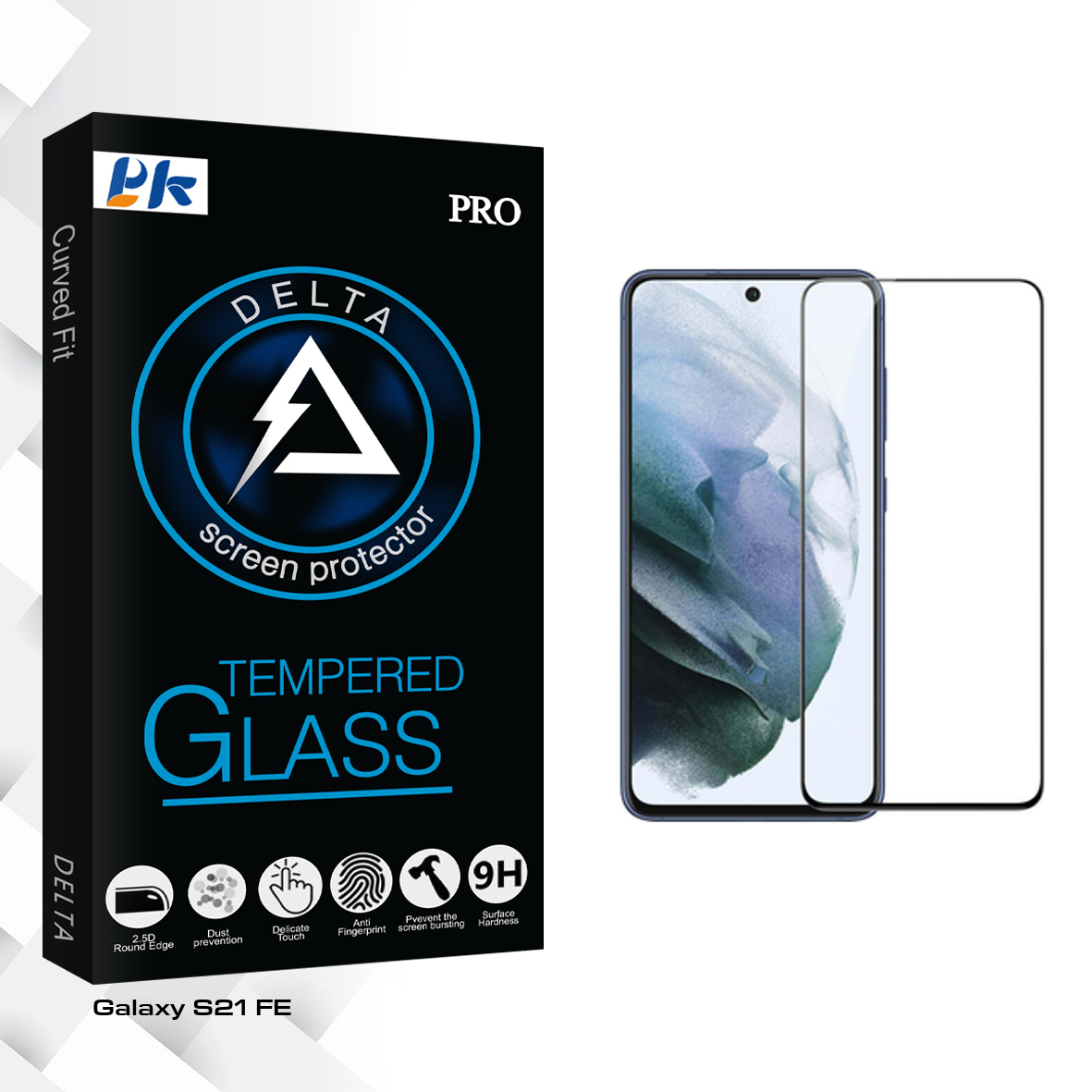 محافظ صفحه نمایش شیشه ای پی کی مدل Delta Glass مناسب برای گوشی موبایل سامسونگ Galaxy S21 FE