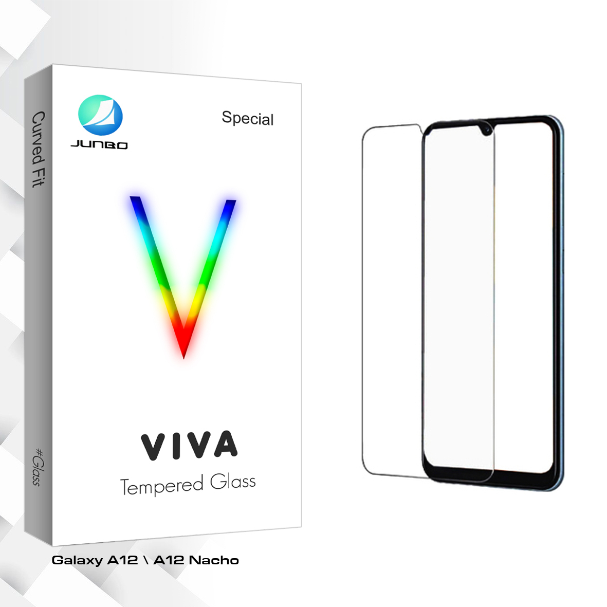محافظ صفحه نمایش شیشه ای جانبو مدل Viva Glass مناسب برای گوشی موبایل سامسونگ Galaxy A12 A12 Nacho