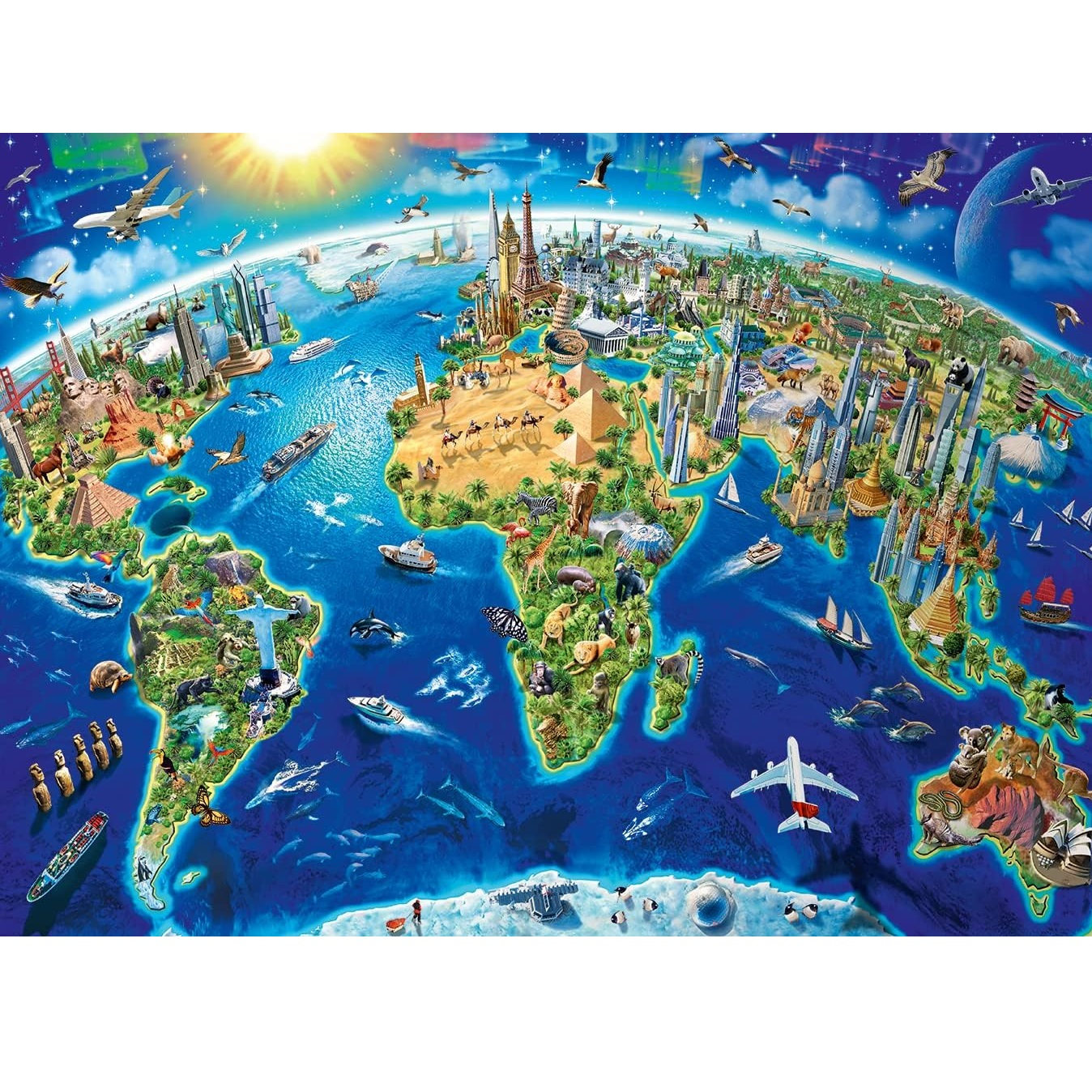 پازل 200 تکه راونزبرگر مدل Big Wild World کد 12722