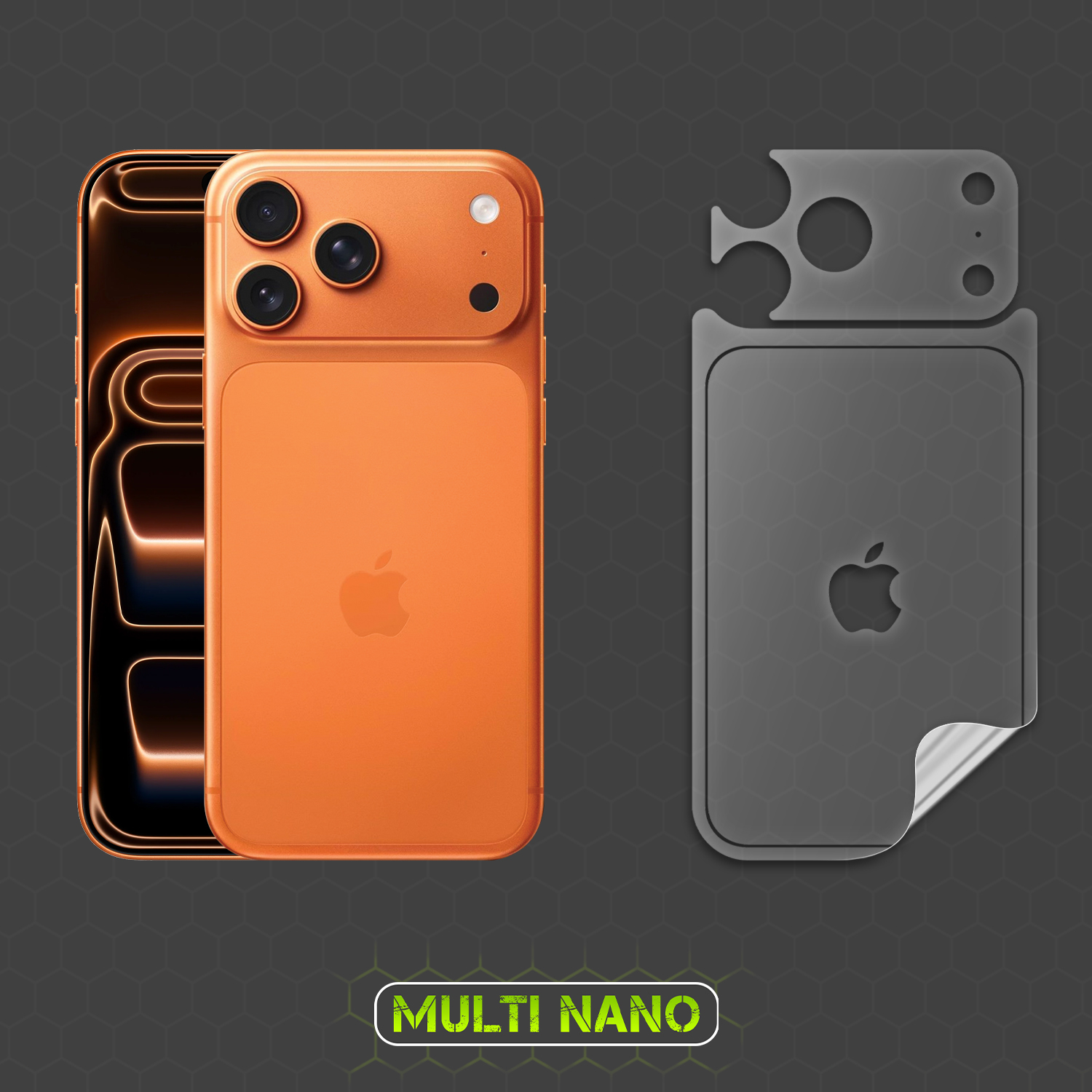 محافظ پشت گوشی مات نانو هیدروژل مولتی نانو مدل X-F1B مناسب برای گوشی موبایل اپل iPhone 17 Pro Max