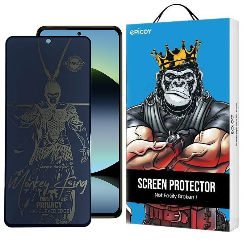 محافظ صفحه نمایش حریم شخصی اپیکوی مدل wukong privacy مناسب برای گوشی موبایل شیائومی Poco X7 Pro / X6 Pro / Redmi Note 14