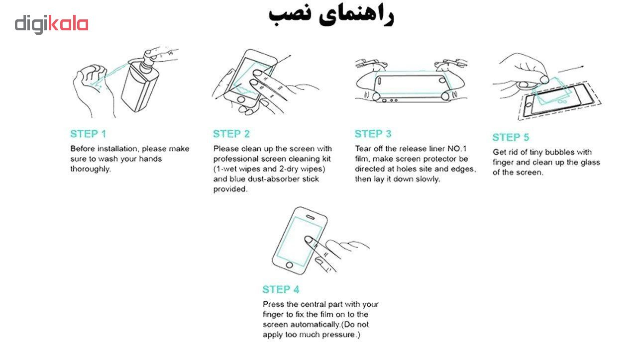 محافظ صفحه نمایش 5D لایونکس مدل USS مناسب برای گوشی موبایل سامسونگ Galaxy A70
