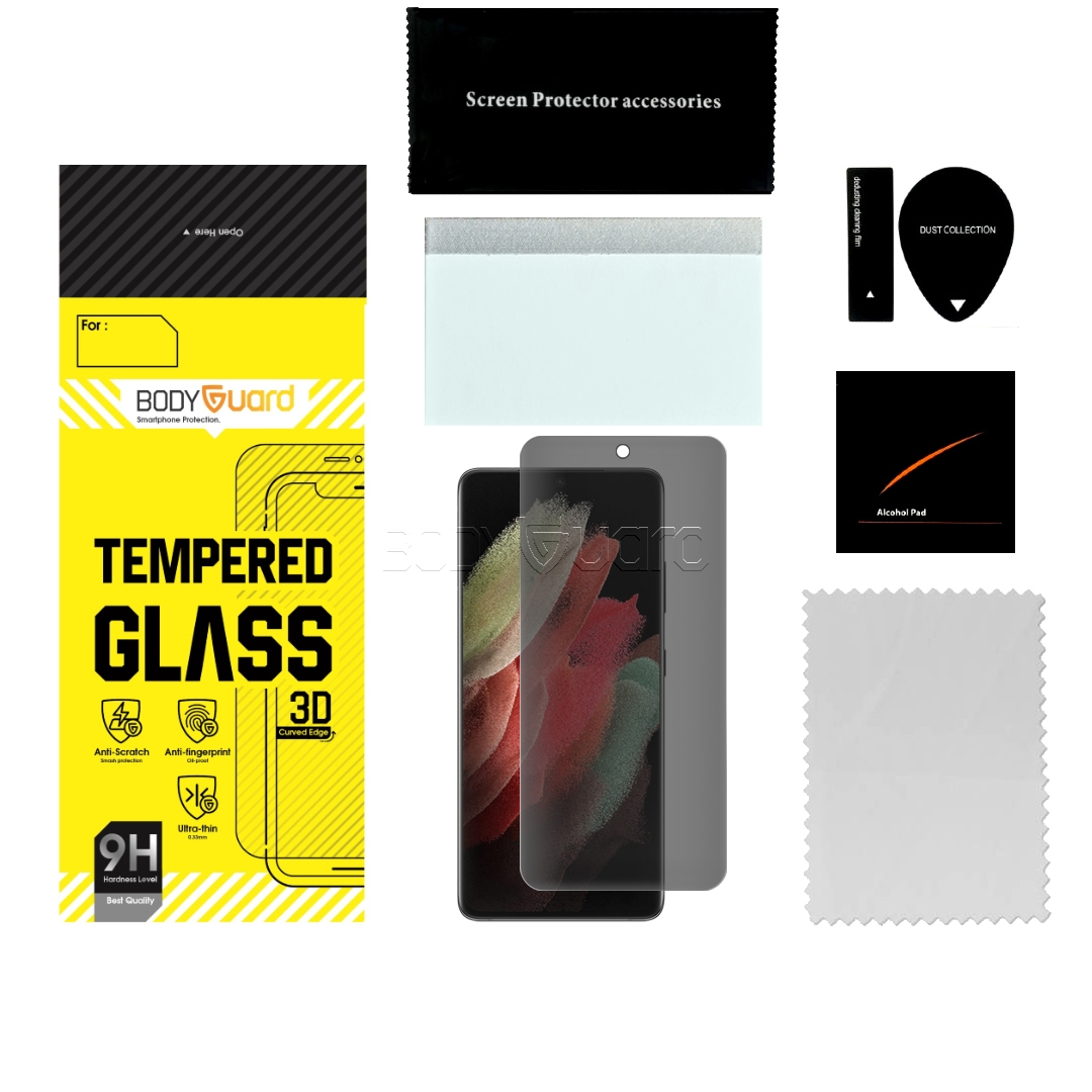 محافظ صفحه نمایش حریم شخصی بادیگارد مدل HydroGel مناسب برای گوشی موبایل سامسونگ Galaxy S21 Ultra