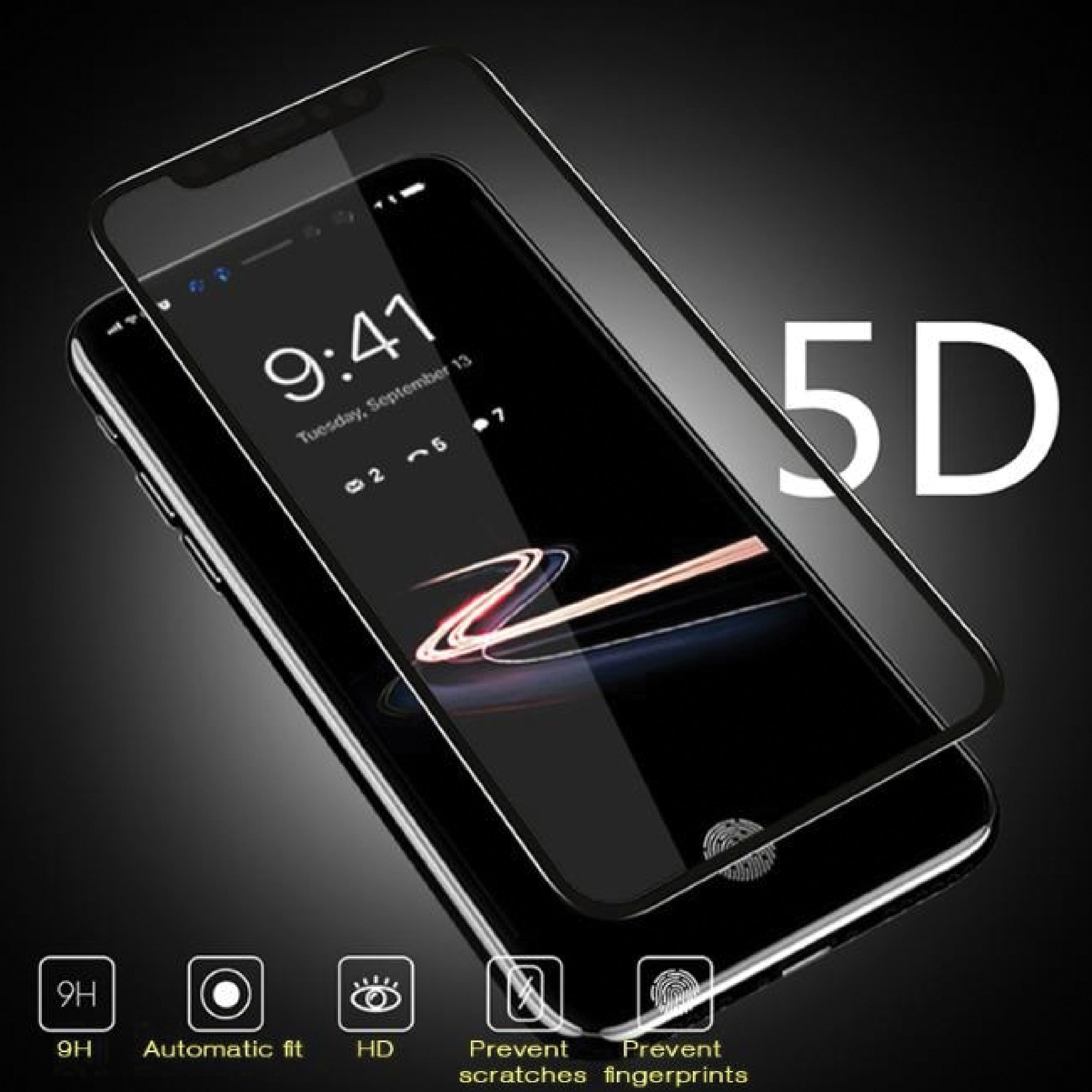 محافظ صفحه نمایش 5D گلس استار مدل FUL مناسب برای گوشی موبایل شیائومی Redmi 10C