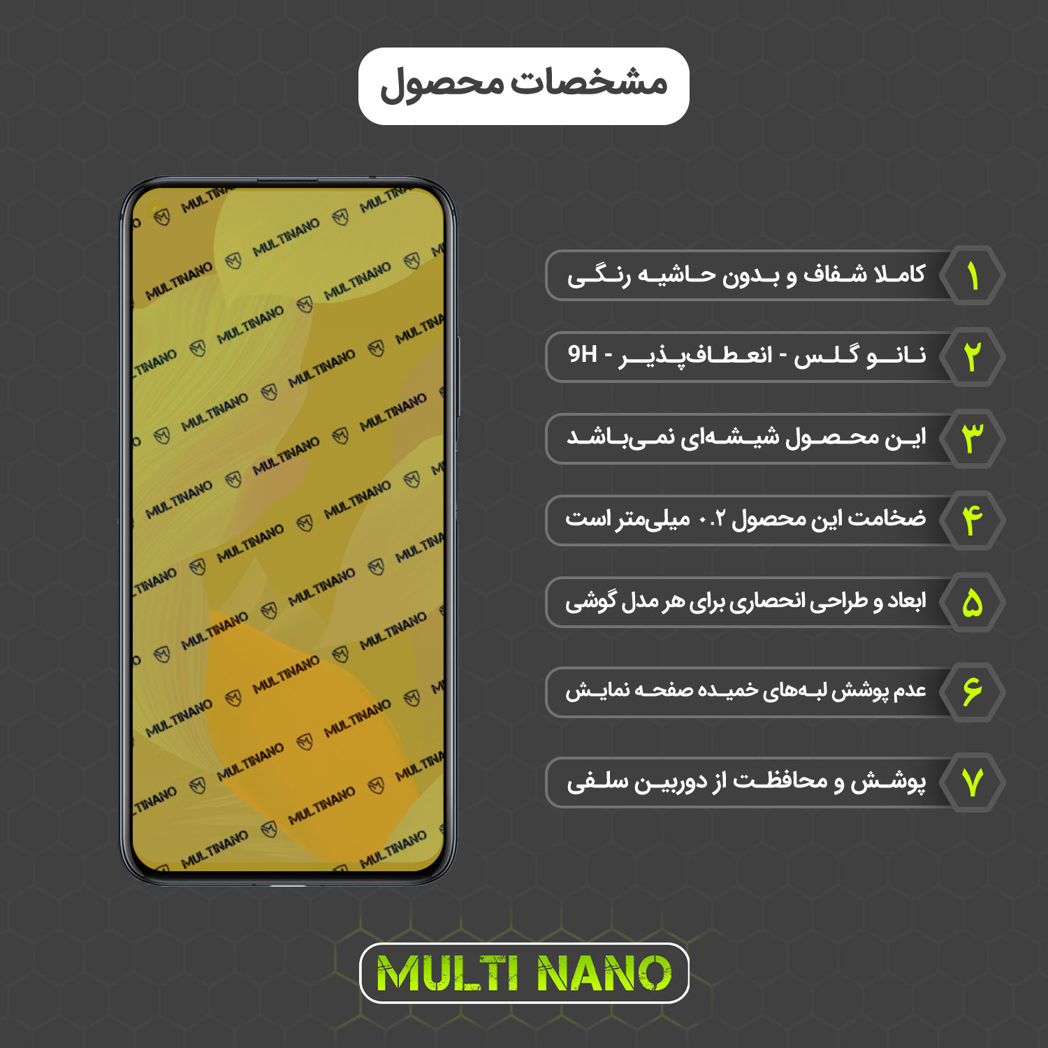 محافظ صفحه نمایش مولتی نانو مدل X-S1N مناسب برای گوشی موبایل هوآوی Nova 5T