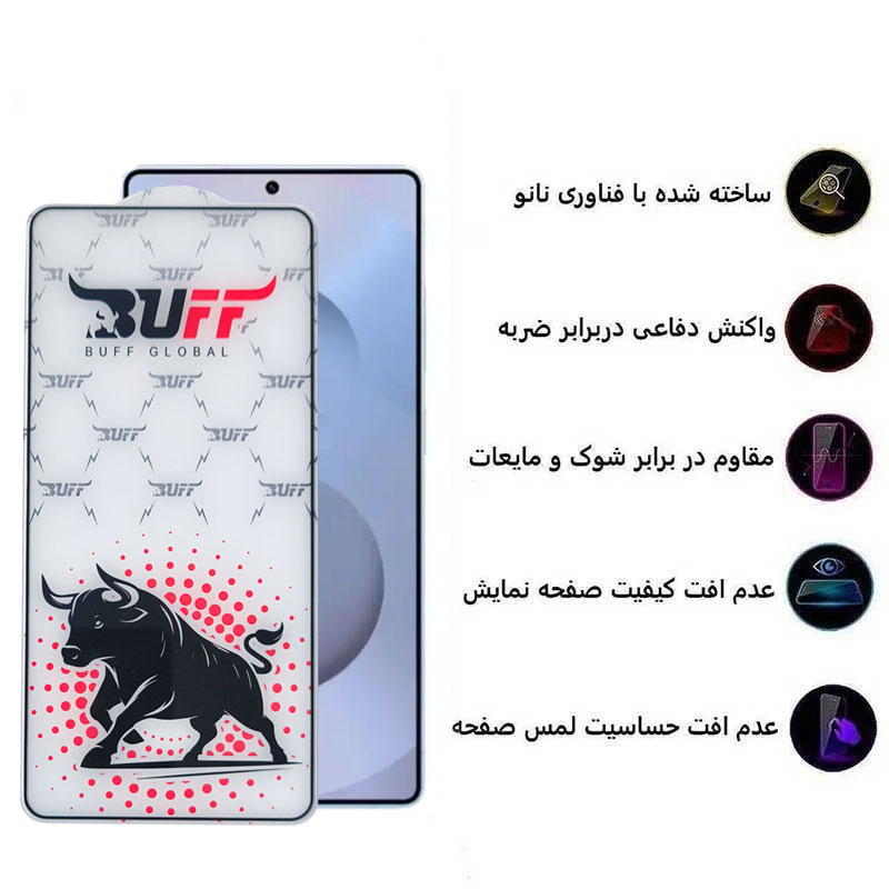 محافظ صفحه نمایش بوف مدل Fighter مناسب برای گوشی موبایل سامسونگ Galaxy S26 Ultra