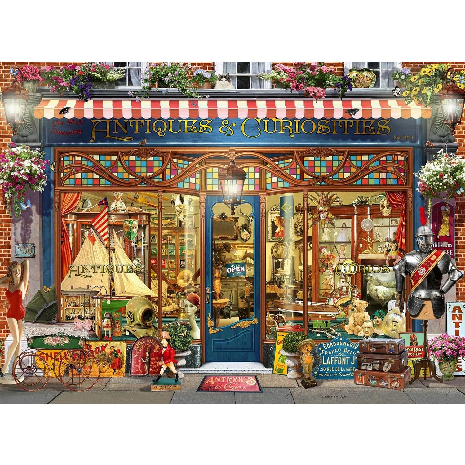 پازل 500 تکه راونزبرگر مدل Antiques N Curiosities کد 12000522 مناسب برای 12 سال به بالا