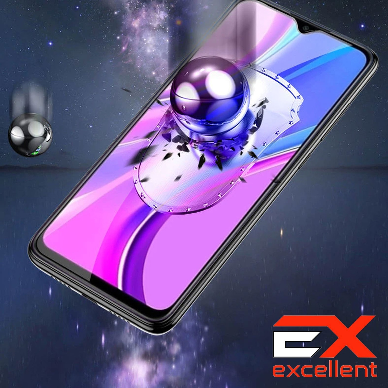 محافظ صفحه نمایش شیشه ای ایکس اکسلنت مدل XOG مناسب برای گوشی موبایل شیائومی Poco C71