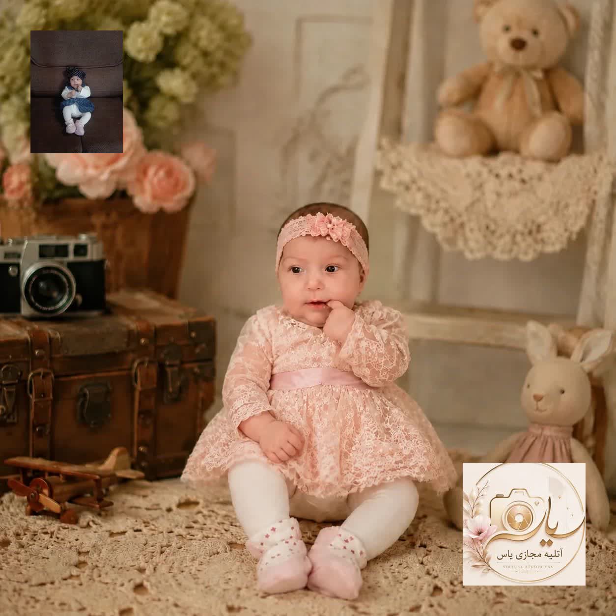 ادیت عکس نوزاد مدل 2