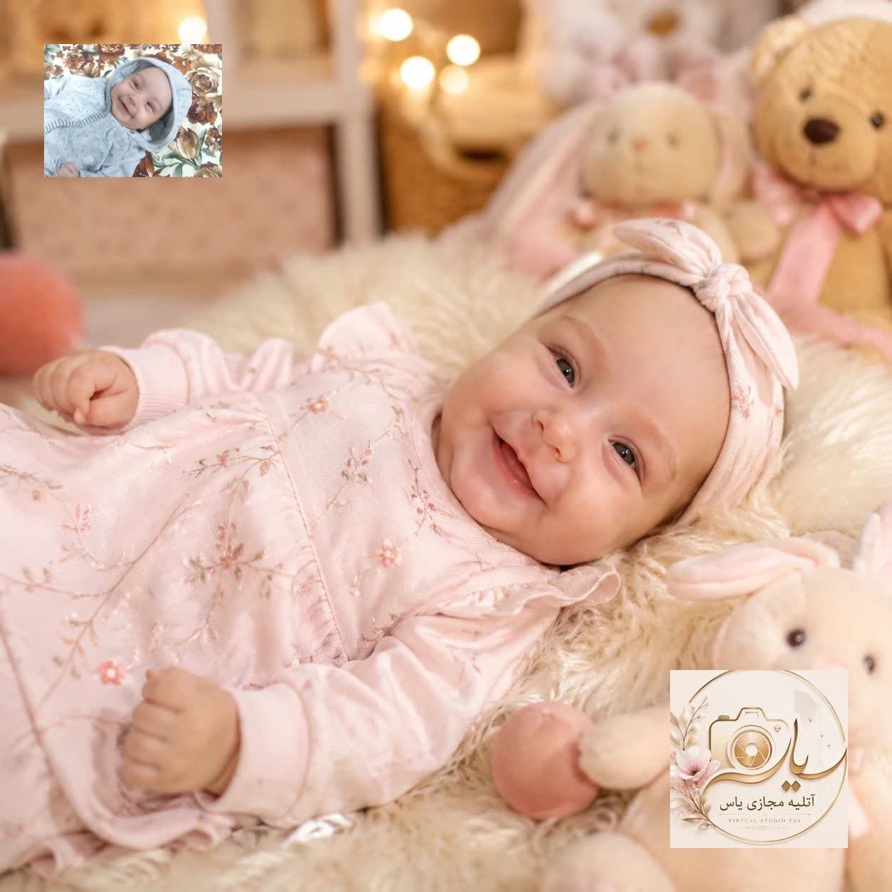 ادیت عکس نوزاد مدل 3