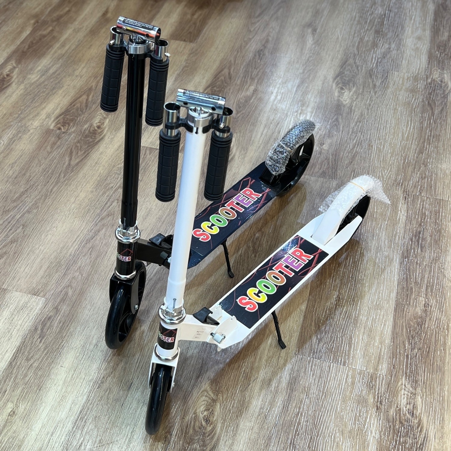 اسکوتر دستی دوچرخ بزرگ تاشو فلزی برند scooter