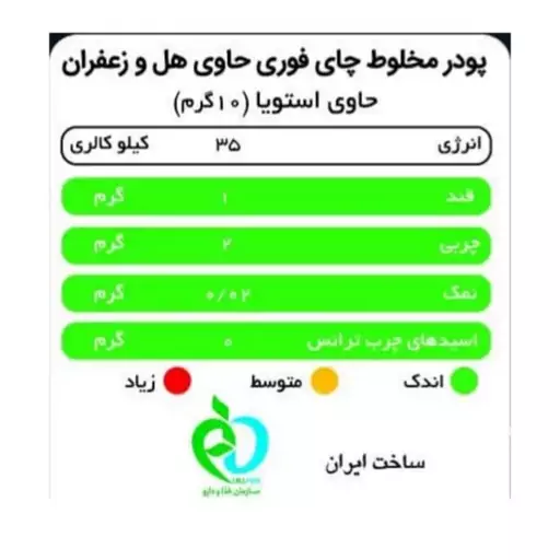 چای کرک بسته 500 گرمی برند پپتینا شیرین شده با استویا