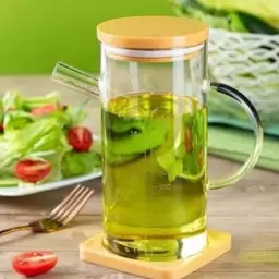 روغن ریز و آبلیموریز اکرولیک   450Ml جنس عالی همراه با در پوش و زیره چوبی