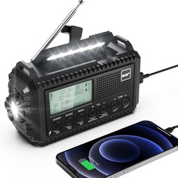 رادیو خورشیدی Crankradio DAB-FM قابل حمل