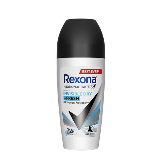 رول ضد تعریق زنانه رکسونا Rexona زنانه مدل Invisible Dry حجم 45 میلی لیتر