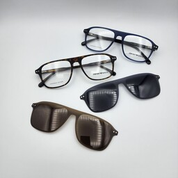 عینک طبی با تک کاور  آفتابی برند پورش دیزاین