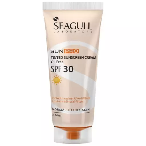 ضد آفتاب سی گل SPF 30 رنگی 40 میلی لیتر ( کرم ضد آفتاب اس پی اف 30  فاقد چربی سی گل )