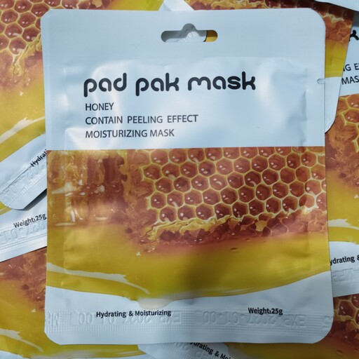 ماسک ورقه ای عسل  برند  پد پاک pad pak mask
