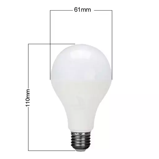 لامپ حبابی استوانه ای SMD  فوق کمصرف RGB ریموت دار  10وات LED BULB RGB E27