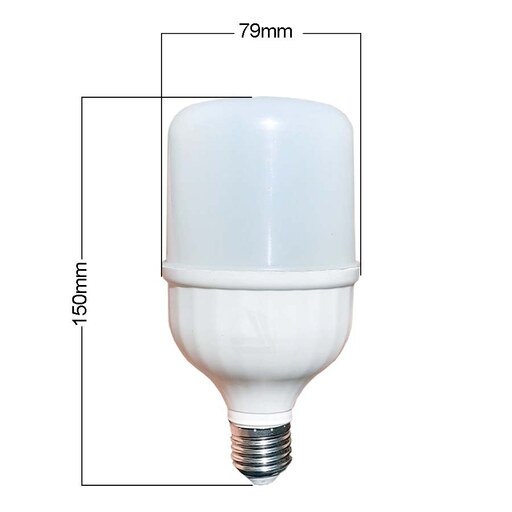 لامپ حبابی استوانه ای SMD  فوق کمصرف RGB افکت  20وات LED BULB RGB E27