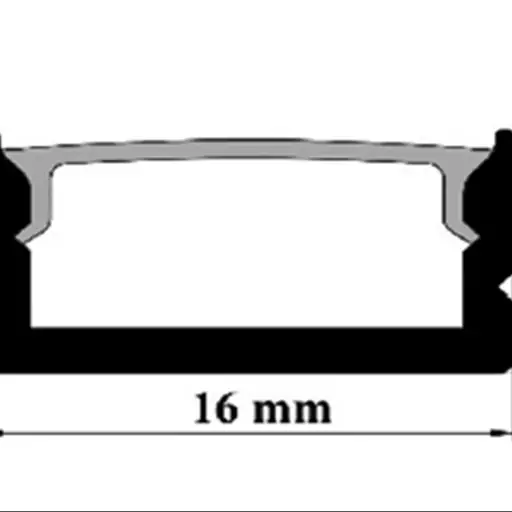 پروفیل لاین نوری کد 15 نور خطی با دیفیوزر (پس کرایه)