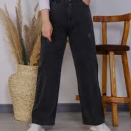 شلوار جین بگ زغالی زنانه جین اصل سایز36 تا48 شیک مجلسی خوشدوخت با کیفیت عالی  قیمت مناسب تخفیفی ضمانتی ارسال فوری 