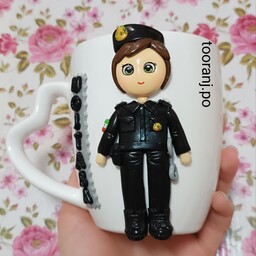 ماگ عروسکی پسرونه طرح یگانه ویژه پلیس کد 11