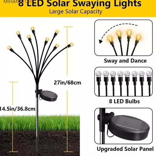 چراغ خورشیدی باغچه مدل گل شب تاب

GARDEN SOLAR LAMP NIGHTSHADE MODEL