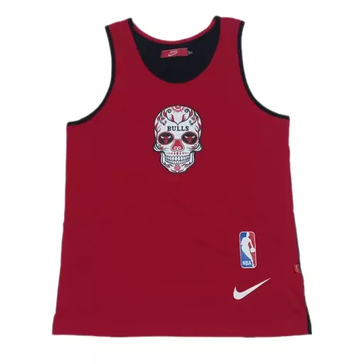 رکابی مردانه قرمز مشکی طرح شیکاگو بولز نایک shicago bulls nike