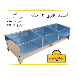 استند پیچ ومهره 3خانه فلزی گالوانیزه،قفسه باکسی 3خانه فلزی گالوانیزه،شلف 3خانه مخصوص قطعات ریز،ارسال با تیپاکس و پسکرایه