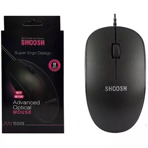 ماوس سیمی SHOOSH مدل M11w ا SHOOSH M11w wireless mouse