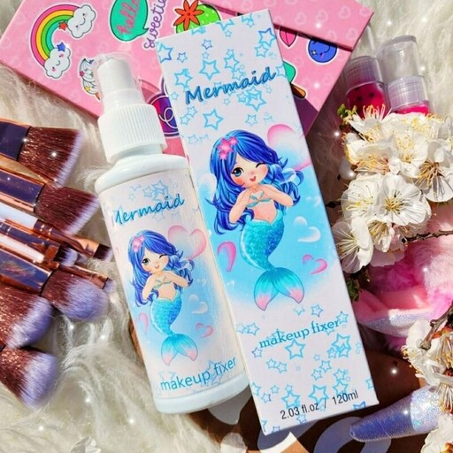 اسپری فیکس فیکساتور میکاپ 24 ساعته برند mermaid