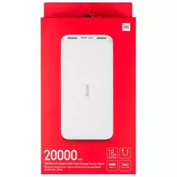 پاور بانک فست شارژ 20000 شیائومی Xiaomi Redmi PB200LZM 18W High Copy گلوبال