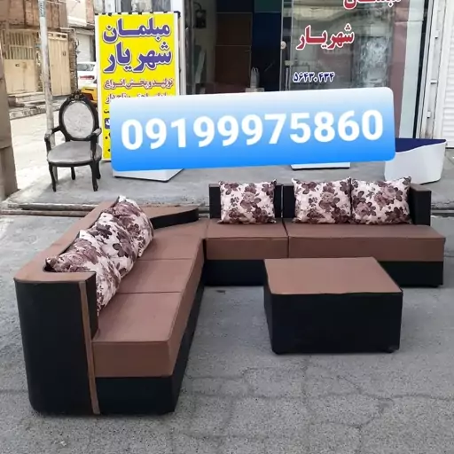 مبل ال کنج 6 نفره 