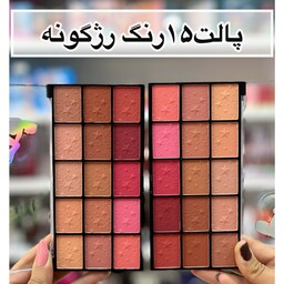 پالت رژگونه 15 رنگ لاکچری  آرت اسکین (آرایشی هوتران) 