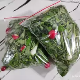 سبزی خوردن عطری یک کیلویی (هزینه ارسال پس کرایه )