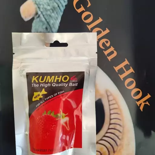 طعمه مصنوعی  ماهیگیری خمیر توت فرنگی برند KUMHO BAIT