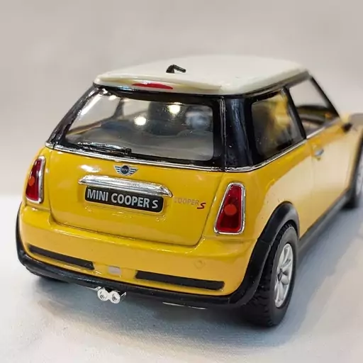 ماکت ماشین کلکسیونی مینی کوپر MINI COOPER S مقیاس 1.28 برند KINSMART