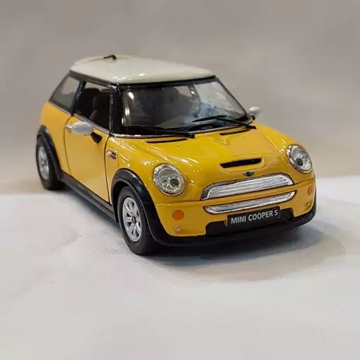 ماکت ماشین کلکسیونی مینی کوپر MINI COOPER S مقیاس 1.28 برند KINSMART