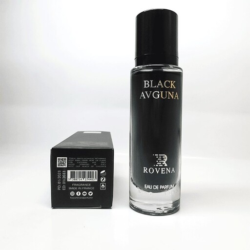 ادکلن 30 میل بلک افغان ROVENA BLACK AVGUNA کد 104 - عطر مردانه روونا