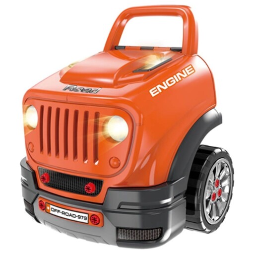 ماشین اسباب بازی ریموت دار موتور مستر Motor Master مدل کاپوت جیپ Kids JEEP Engine Toy