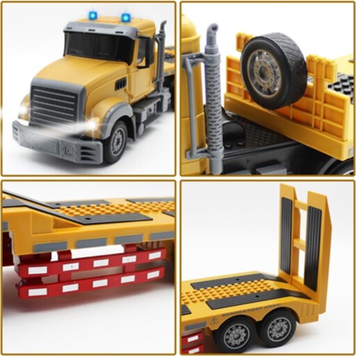 ماشین کنترلی تریلی حمل لودر بزرگ Remote Control TRANSPORT TRUCK 