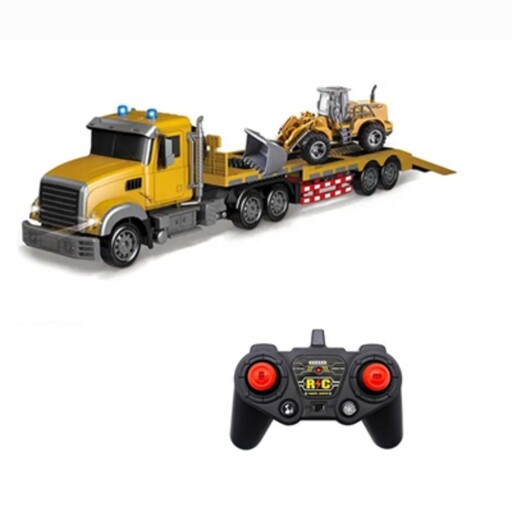 ماشین کنترلی تریلی حمل لودر بزرگ Remote Control TRANSPORT TRUCK 