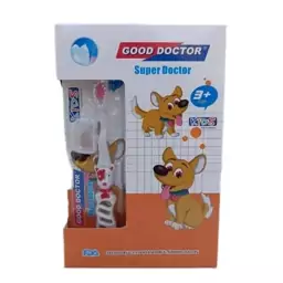 مسواک کودک GOOD DOCTOR طرح حیوانات سگ