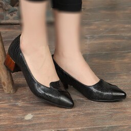 کفش مجلسی زنانه پاشنه چوبی